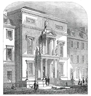 Bildhauerei Drucke: Neues Ärztehaus, Edinburgh, 1845. Ersteller: Unbekannt.