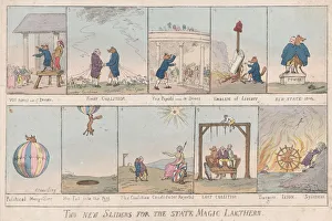 British Politics Drucke: Two New Slides for the State Magic Lantern, December 29, 1783. December 29, 1783