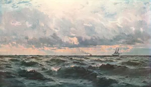 British Water Transport Drucke: The Newhaven Packet, 1885, (c1902). Creator: Unknown