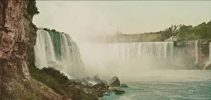 US Tourism Attractions Drucke: Niagara, general view from Cave of the Winds, ca 1900. Creator: Unknown