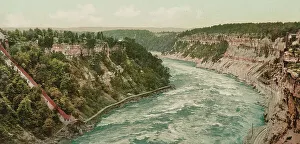 Early 20th Century Landscape Photography Drucke: Niagara, the Gorge, ca 1900. Creator: Unknown