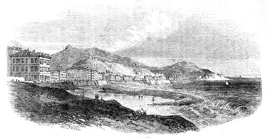 British Holiday Destinations Drucke: Nice, from the West, 1854. Creator: Unknown