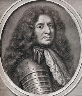 Male Historical Figure Drucke: Nicolas Jehannot of Bartillat, c17th cetury, (1923). Artist: Pierre Simon