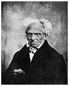 Bilder Datiert 2009 Juli: Nihilismus: Arthur Schopenhauer, deutscher Philosoph der 19. Jahrhundert (1956)