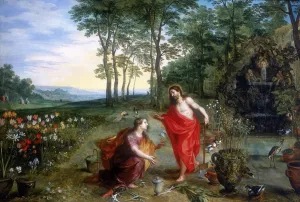 Ich bitte um Respekt, nicht mich berühren , 17.Jh. Künstler : Jan Breughel der Jüngere
