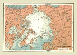 Nordpolchart, 1902; Urheber unbekannt