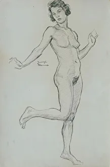 Badestudie, 1925. Ersteller: Josef Wawra