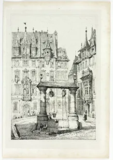 Nuremberg Cityscape Drucke: Nuremberg, 1833. Creator: Samuel Prout