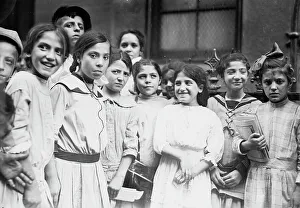 Vintage Education Photos Drucke: N.Y. school - Italians, between c1910 and c1915. Creator: Bain News Service