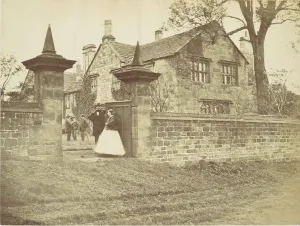 West Yorkshire Landmarks Drucke: Oakwell Hall, 1860s. Creator: Unknown