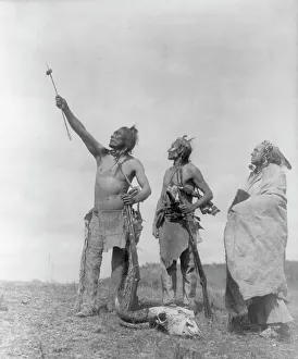 Die Zusage - Apsaroké, um 1908. Schöpfer : Eduard Sherif Curtis