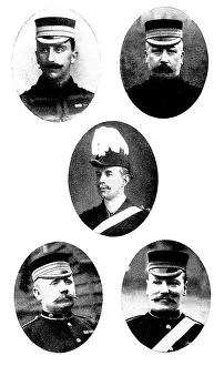 British Army Officers Drucke: Off to Egypt, 1898. Creators: Guy & Co. Ltd. JT Cumming