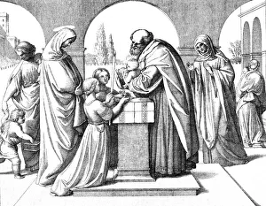 Die Opferung Jesu im Tempel, um 1870