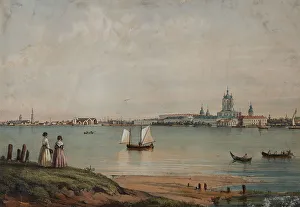 Russian Graphic Arts History Drucke: Okhta, c. 1833