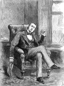 British Newspaper Illustrations Drucke: The Old Bachelor, 1880. Creator: Unknown