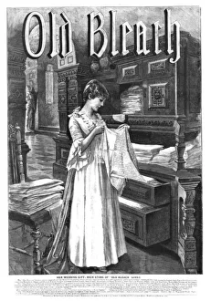 British Textile Industry Drucke: Old Bleach, 1890. Creator: Unknown