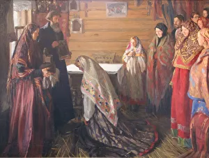 Der alte Brauch der Segnung der Bräutigam in Murom