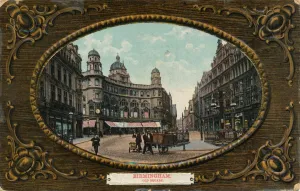 British City Landmarks Drucke: Old Square, Birmingham, c1905