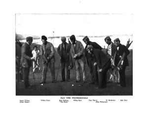 Scottish Golf History Drucke: Old Time Professionals, c1850s
