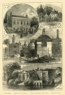 London Geographical Features Drucke: Old Views in Lambeth, (c1878). Creator: Unknown