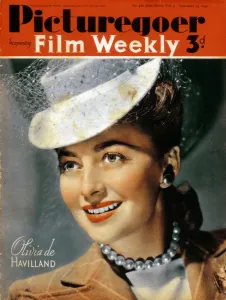 Olivia de Havilland (* 1916), amerikanische Schauspielerin, 1940