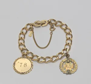 African American Heritage Drucke: Omega Psi Phi Colonel Charles E. Young Service medal and bracelet, 1934; 1978