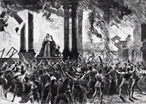 Vintage Theatre Posters UK Drucke: The opera Rienzi by Richard Wagner, at the Her Majestys Theatre in London, 1879, 1879