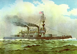 Steamship History Drucke: The Oregons race for Cuba, 1898