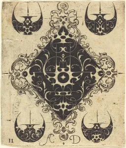 Floral Pattern Illustration Drucke: Ornament. Creator: Master AD