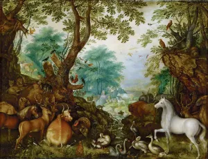 Orpheus And Eurydice Story Drucke: Orpheus among the animals