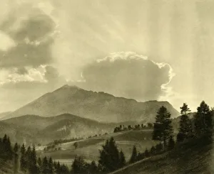 Black And White Austria Photos Drucke: The Otscher, Lower Austria, c1935. Creator: Unknown