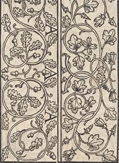 Seite aus einem neuen Kunstmodellbüchlein ... Seite XVIv, 1544. Ersteller : Petrus Quentel