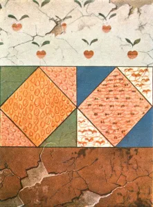 Colorful Interior Decoration Drucke: Painted decoration in the Stasovsky Crypt