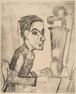Der Maler, 1923. Ersteller: Ernst Kirchner
