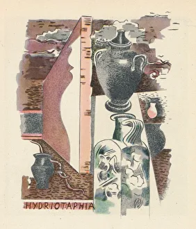 Surrealismus Drucke: Der Maler als Illustrator, 1932, (1946). Künstler: Paul Nash