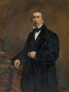 Belgian Heritage Art Drucke: The Painter Jacob Jacobs, 1884. Creator: Eugene Joors