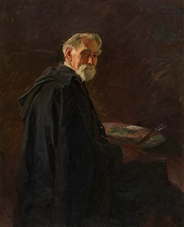 Bearded Men In Art Drucke: The Painter Jacques Rosseels, 1907. Creator: Henri Luyten
