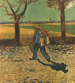 Vincent Van Gogh Oil Paintings Drucke: The Painter On His Way To Work, Or The Road To Tarascon, August 1888, (1947). Creator