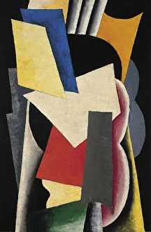Malerei der Architektur (Stille Leben mit Werkzeugen). Künstlerin: Popowa, Lyubow Seryjewna (1889 - 1924)