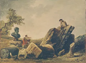 Hubert Robert Artwork Drucke: Painters, 1790s