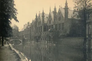 Belgian Heritage Sites Drucke: Palace of the Franc, c1910