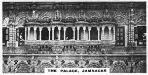 Indian Empire Architecture Drucke: The palace, Jamnagar, India, c1925
