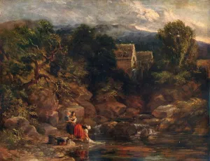Drucke von Pandy Mill, 1843. Gemälde im Laing Art Gallery Newcastle upon Tyne ist in der Sammlung von Frederick John Nettleford Volume I durch C Reginald Grundy und F Gordon Roe [Emrose and Sons Ltd David Cox Drucke: Pandy-Mill, Llanuwchllyn von David Cox