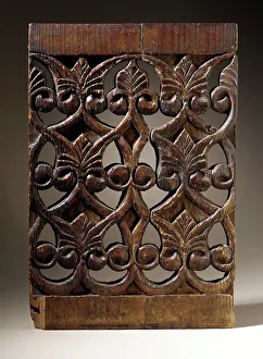 Egyptian Heritage Art Drucke: Panel (image 1 of 2), 13th century. Creator: Unknown