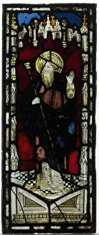 Paneele mit Heiligen Antonius des Großen, Britisch, 15.-16. Jahrhundert. Ersteller unbekannt