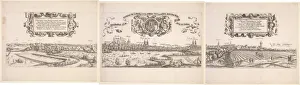 German Heritage Art Museum Drucke: Panoramic View of Nuremberg, 1552. Creator: Hanns Lautensack (German, 1524-1566)