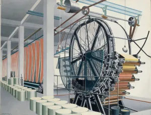Industrial Revolution Era Images Drucke: The Paper Machine, 1934