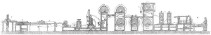 Papierherstellungs- und Schneidemaschine von Bryan, Donkin and Co. in der Internationalen Ausstellung 1862. Künstler: Unbekannt.