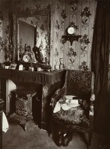 Eugene Atget Photography Drucke: Paris Interior, c1910s, (1956). Creator: Eugene Atget
