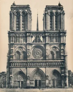 Notre Dame De Paris Images Drucke: Paris. - Notre-Dame. - LL, c1910. Creator: Unknown